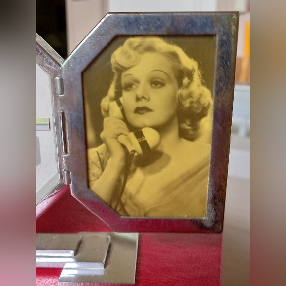 Antique Art Deco Desktop Clock - Picture 7 of 12